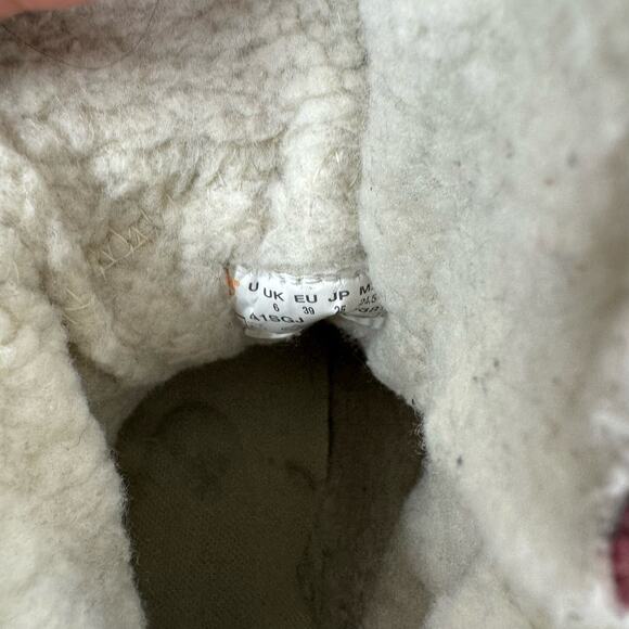 Timberland Women's Jayne Fleece-Lined Boots Burgundy Nubuck Size 8 - Picture 8 of 9